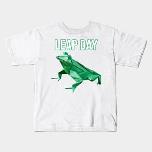 Leap Day Origami Frog - PanfurWare LLC Kids T-Shirt